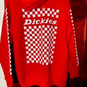 Red Dickies checkered hoodie